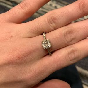 Rose gold pandora ring